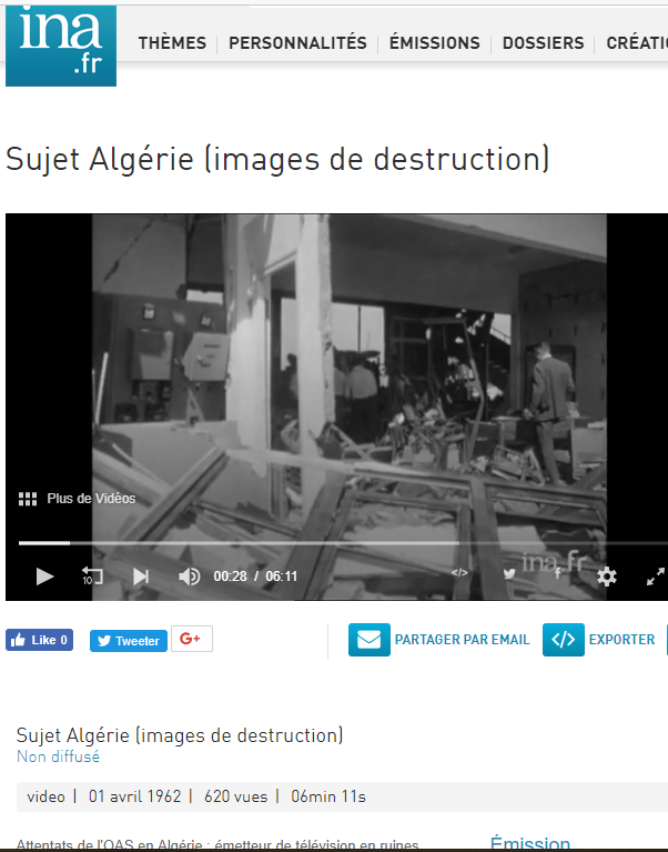 Destructions en algerie